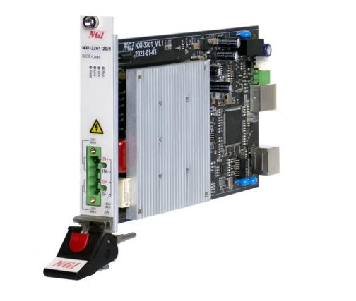 NXI-3201 系列直流可編程電子負(fù)載卡